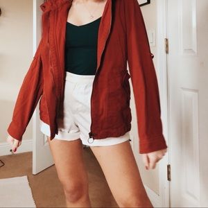 Burnt Orange Utility Jacket